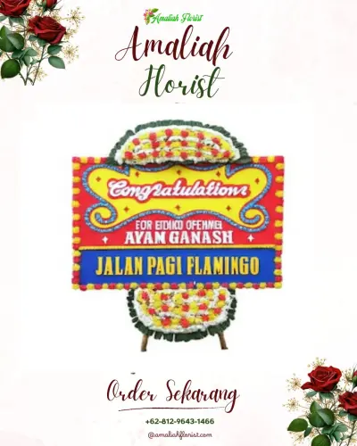 Bunga Papan Congratulation di Manggissari